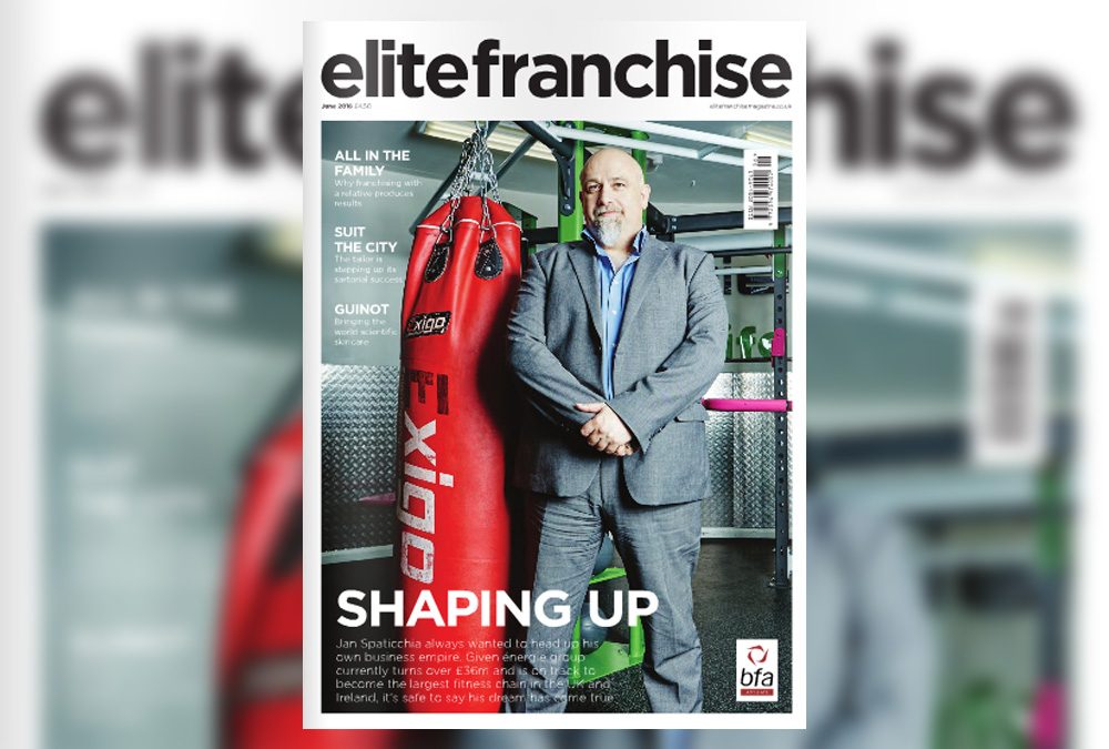 énergie Featured on the Cover of Elite Franchise Magazine