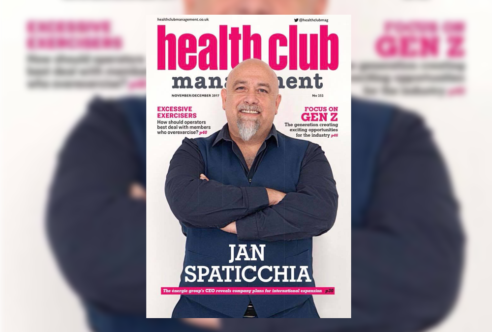 énergie Is Front Page News in Health Club Management