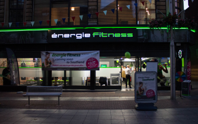 énergie Fitness Lights Up Southend-on-Sea